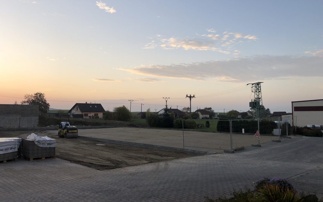 Nové parkoviště Holice
