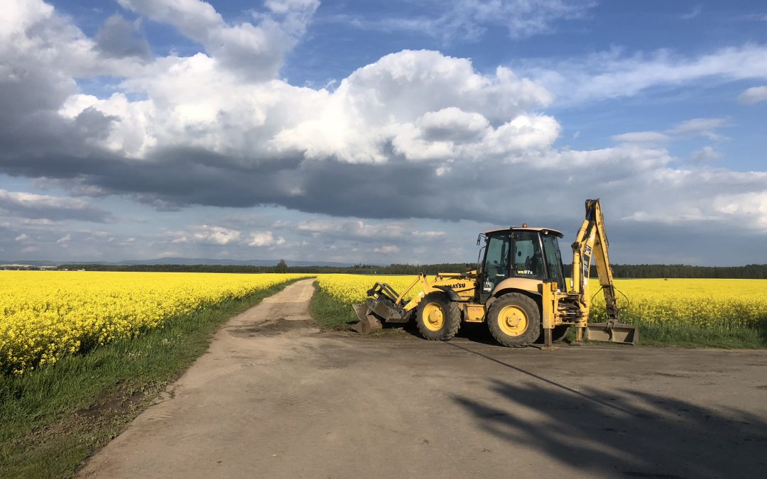 Rekonstrukce polní silnice Vlkov
