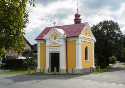 Oprava kaple svatého Václava v Třebešově